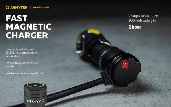 ARMYTEK WIZARD C1 PRO MAGNET USB - Image 8