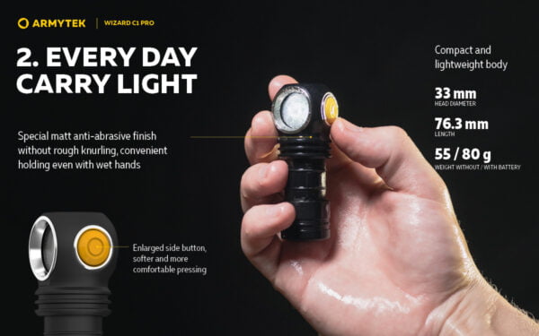 ARMYTEK WIZARD C1 PRO MAGNET USB - Image 13